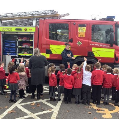 The day the firefighters visited Ordsall 2024